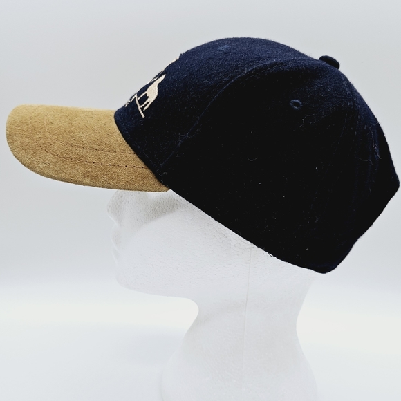 PURE ALASKA | "Alaska" wolf suede brim & wool blend cap hat - Picture 5 of 7